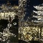 幻想的な竹あかり