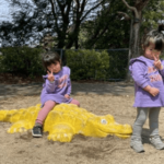 公園で